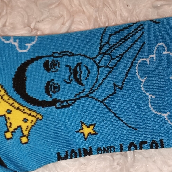 EQUAL MARTIN LUTHER KING JR UNISEX BLUE SOCKS - Picture 5 of 5